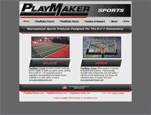 Tablet Screenshot of playmakersports.com